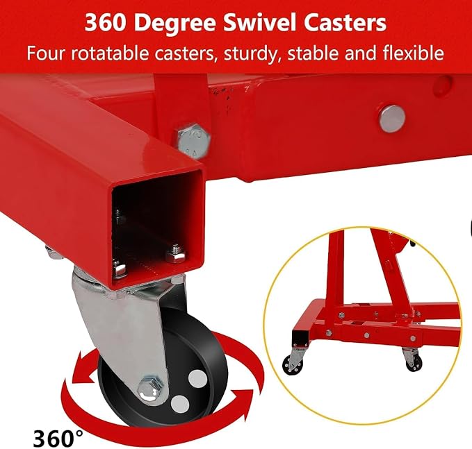 2 Ton Engine Hoist, Folding Cherry Picker Engine Hoist - Image 4