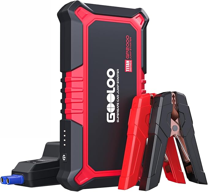GOOLOO New GP2000 Jump Starter, 12V 2000A Car Jumper Starter, SuperSafe by GOOLOO