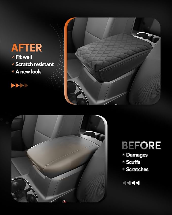 CDEFG for 2023-2025 GMC Canyon Center Console Cover Armrest Box Cover for - Image 3