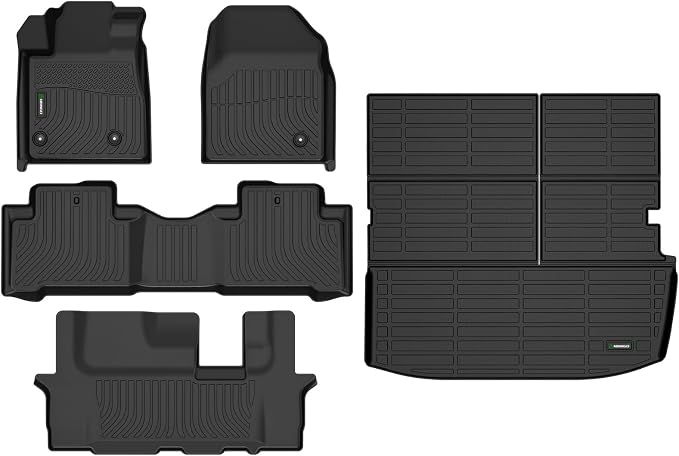 ANBINGO®Floor Mats Fit for Honda Pilot 2009-2015 All Weather Car Mats Rug for by ANBINGO