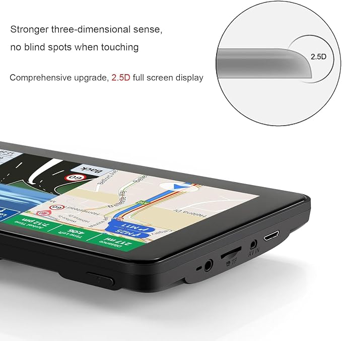 GPS Navigator for Car, Latest 2025 Map 7-inch Touch Screen 16GB GPS Navigation - Image 2
