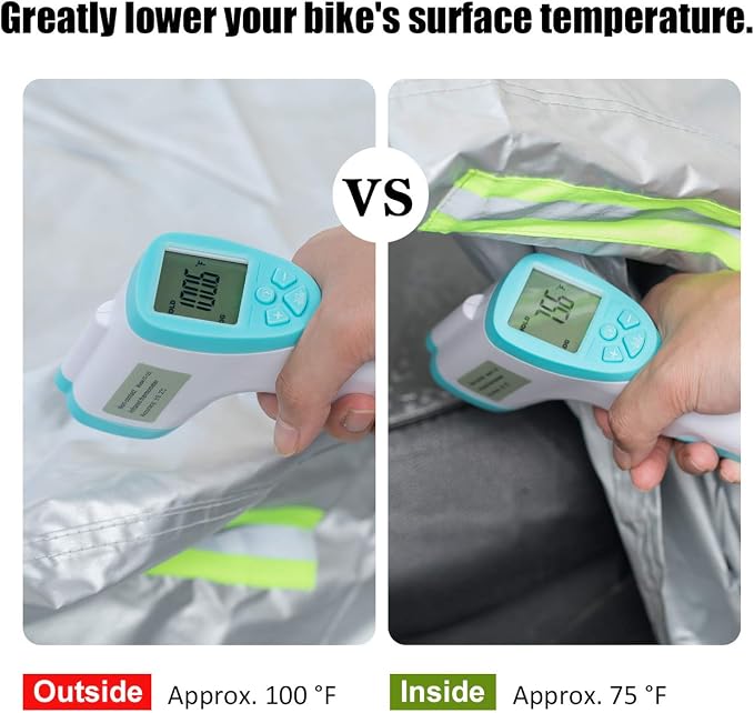 Favoto Motorcycle Cover Waterproof Outdoor - Image 7