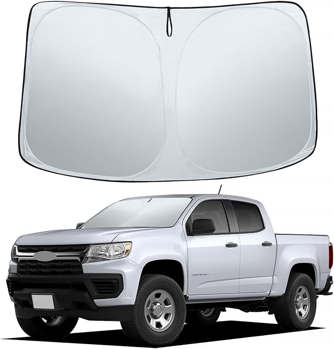 Sze Windshield Sunshade for 2015-2022 Chevrolet Colorado Retractable Front by Sze