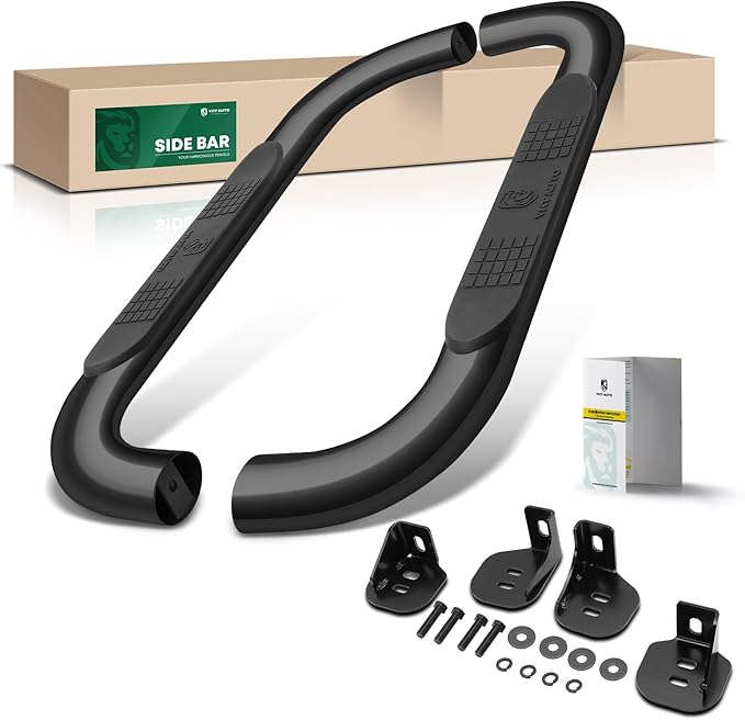 YHTAUTO 4 Inch Running Boards Side Step Bars Fit Chevy & GMC Models by YHTAUTO