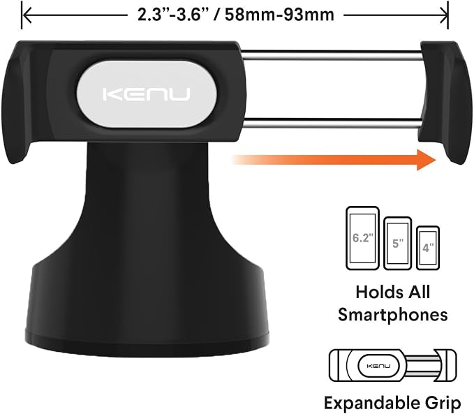Kenu Airframe Pro | Android Vent Car Phone Mount & iPhone Car Holder, Dashboard - Image 7