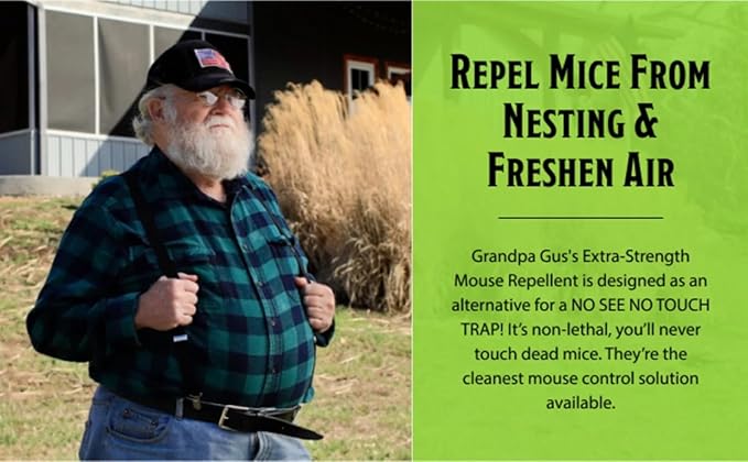 Grandpa Gus's Extra-Strength Mouse Repellent Pouches, Cinnamon/Peppermint Oils - Image 6