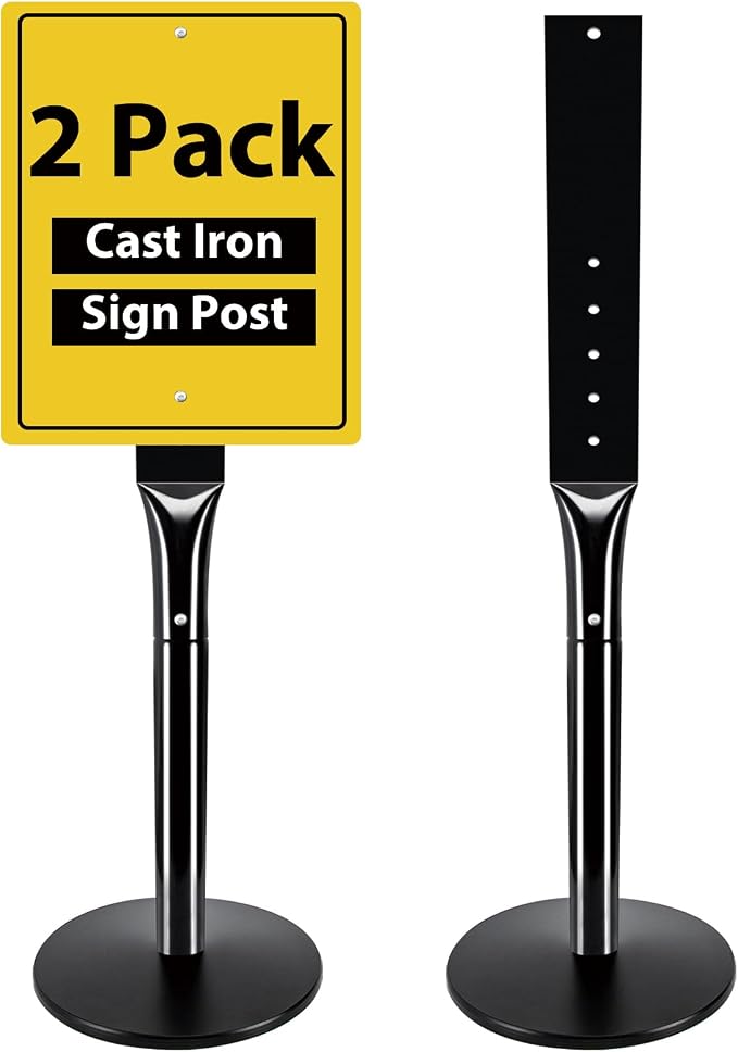 Parking Sign Stand with Base by OUTNEE
