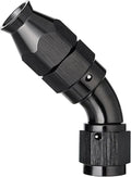 EVIL ENERGY 4AN 45 Degree PTFE One Piece Full Flow End Hose Fitting Aluminum by EVILENERGY