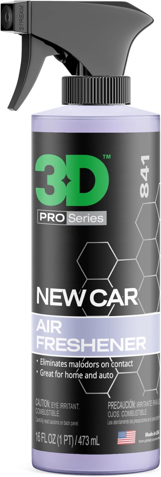 3D New Car Scent Air Freshener – 16oz Spray Bottle – Long-Lasting, Water-Based by 3DCarCare