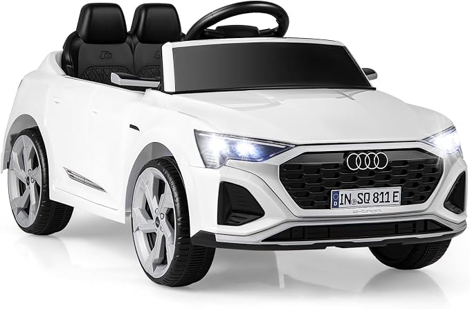 Licensed Audi SQ8 Ride on Car by OLAKIDS, 12V Kids Electric Vehicle by Wherethefairytalebegins