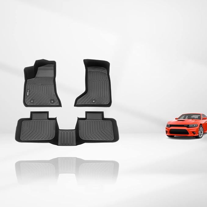 KELCSEECS Floor Mats Custom for 2011-2023 Dodge Charger AWD/Chrysler 300 by KELCSEECS