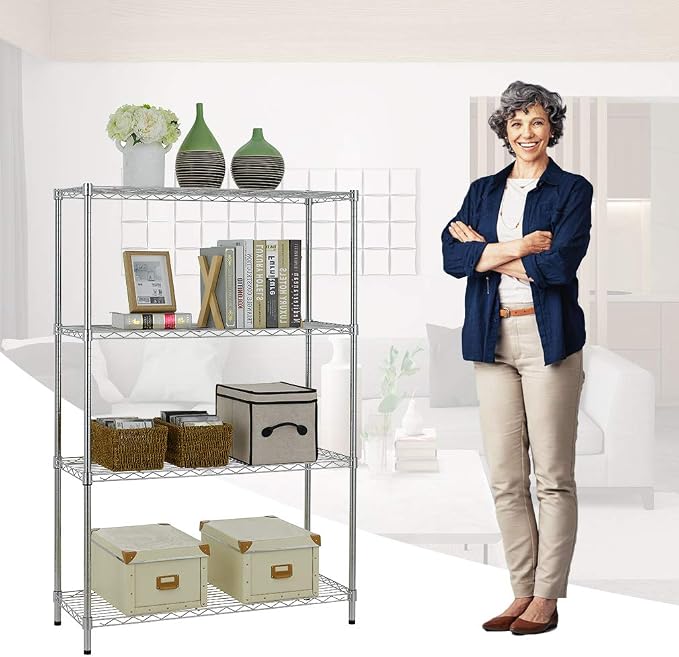 BestOffice Shelving Unit NSF Metal Large Storage Shelves Heavy Duty Height - Image 4