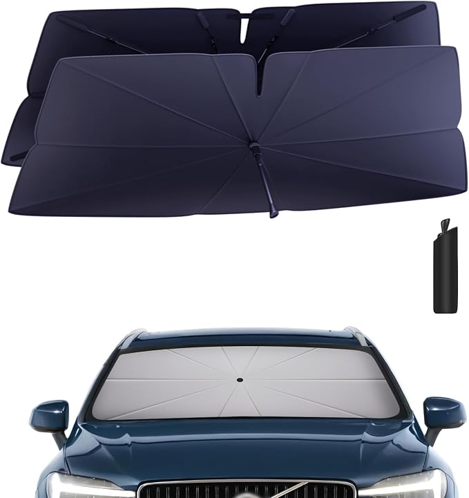 Windshield Sun Shade Umbrella: for Volvo XC60-2018-2024 by HIMUMOY