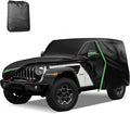 for 1987-2006 Jeep Wrangler 2 Doors 420D Cover Outdoor Waterproof UV Protection by DTNESS
