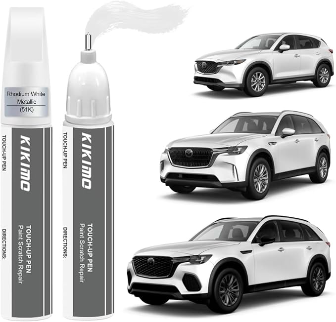KIKIMO for Mazda Touch Up Paint), Car Paint Repair Kit for Mazda, 2 In 1 by KIKIMO