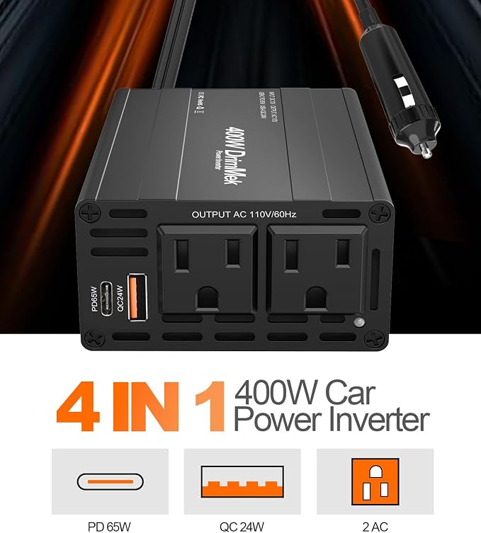 400W Car Power Inverter - Image 2