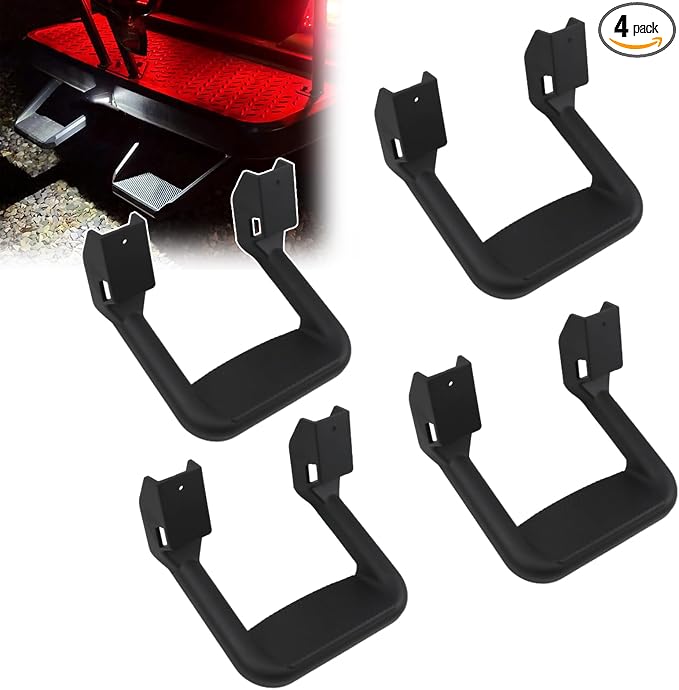 RULLINE Black Powder Coated Truck Side Step Set by RULLINE
