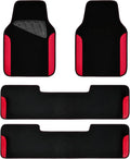 CAR PASS Waterproof Universal Faux Leather 3Row Car Floor Mats, Set of Vehicles by CARPASS