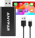Wireless CarPlay Adapter for iPhone, Dual-core 5G Chip, Auto-Connect in Seconds by ANYFAR
