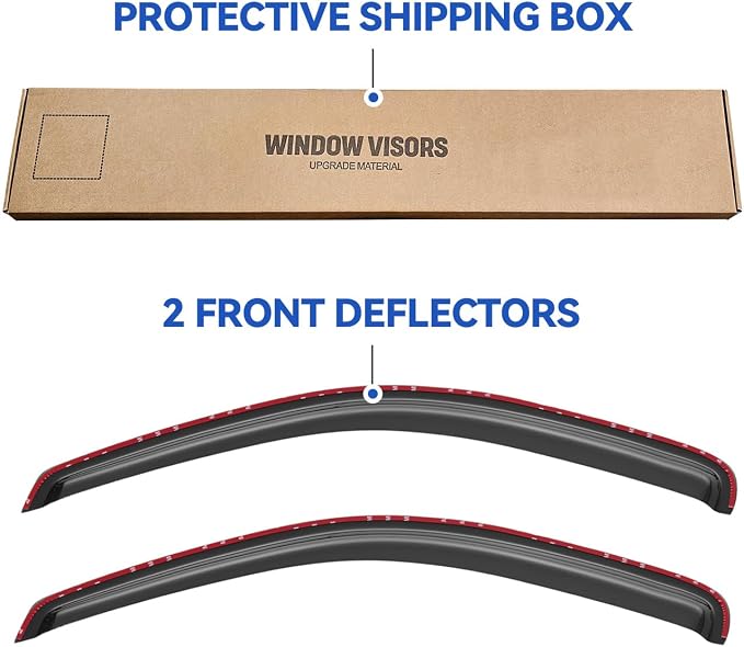 in-Channel Window Visors Rain Guards Shield - Image 5