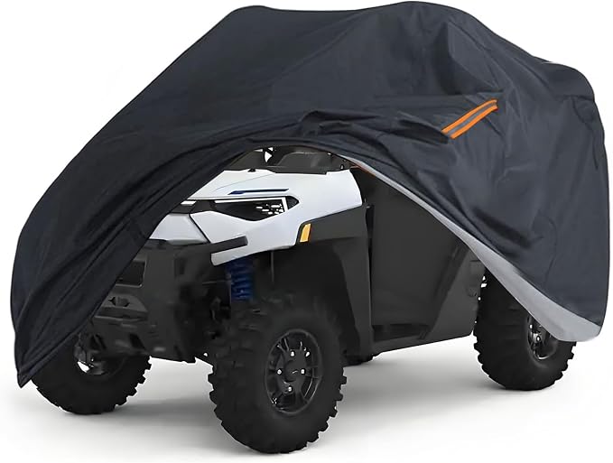 Car Cover 2-3 Seaters Outdoor Waterproof All-Weather Protection Outdoor Heavy by AOUTTUOA