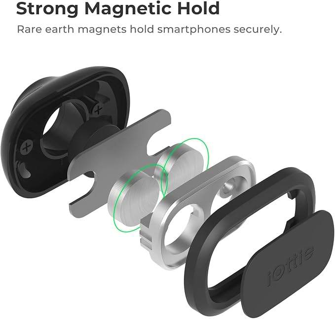 iOttie iTap 2 Magnetic Air Vent Car Mount Holder, Cradle - Image 4