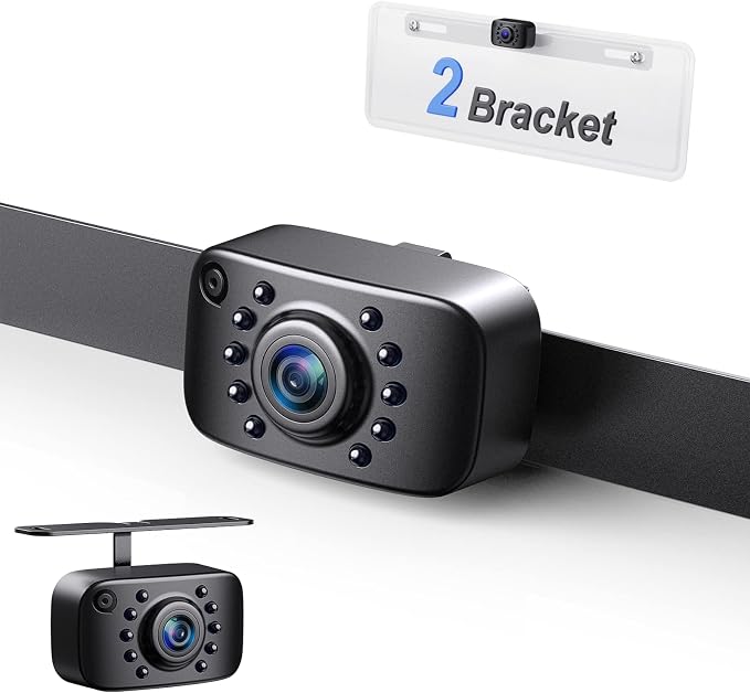eRapta ERT01 HD Backup Camera Rear View License Plate Reverse Camera Universal by eRapta