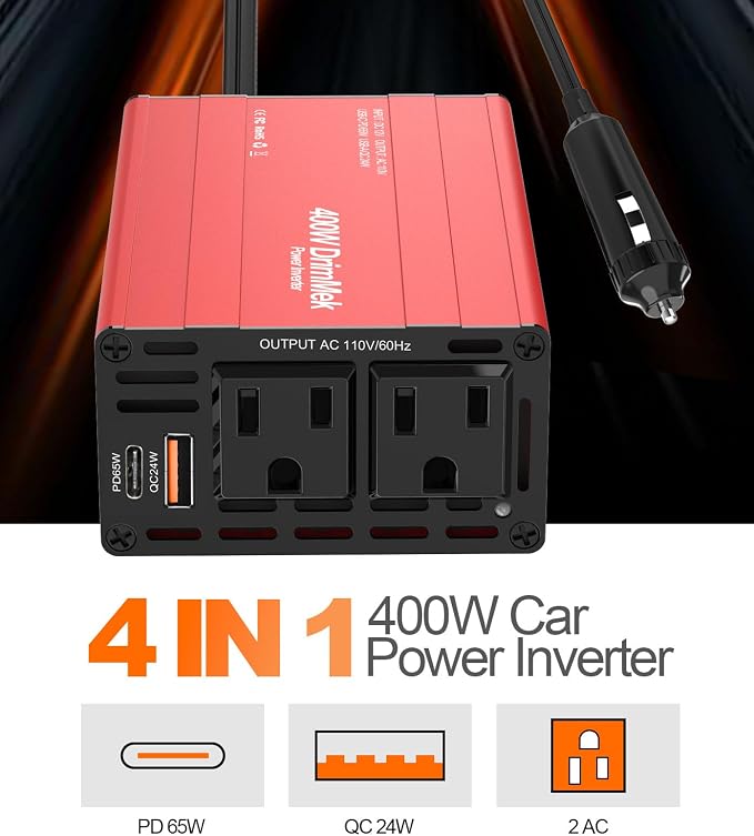 400W Car Power Inverter - Image 3