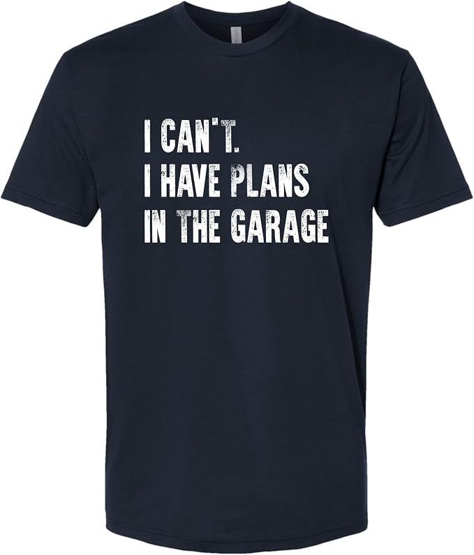 Go All Out Adult I Can't I Have Plans in The Garage Funny Dad Gift Deluxe Soft - Image 2