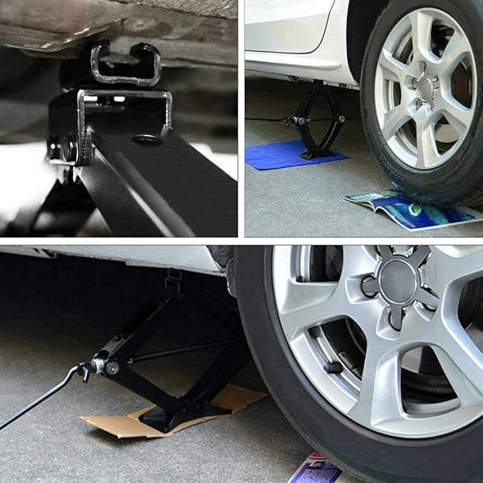 Scissor Screw Jack Lift for Car Van Vehicles 2 Ton 4.2-15 Inch Portable - Image 6