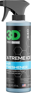 3D X-Treme Ice Air Freshener – 16oz Water-Based Spray – Long-Lasting, Non-Toxic by 3DCarCare