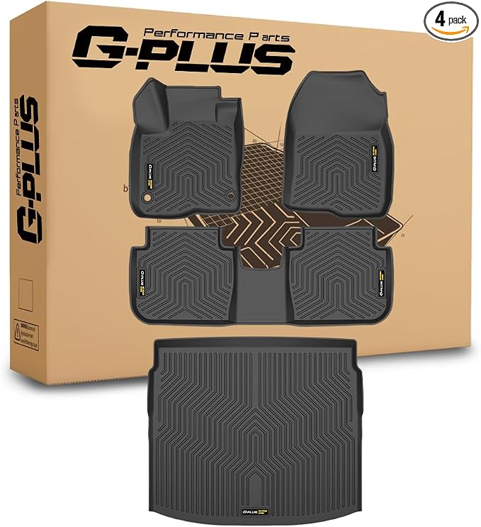 G-PLUS Floor Mats & Cargo Liners 4PCS, Compatible by G-PLUS