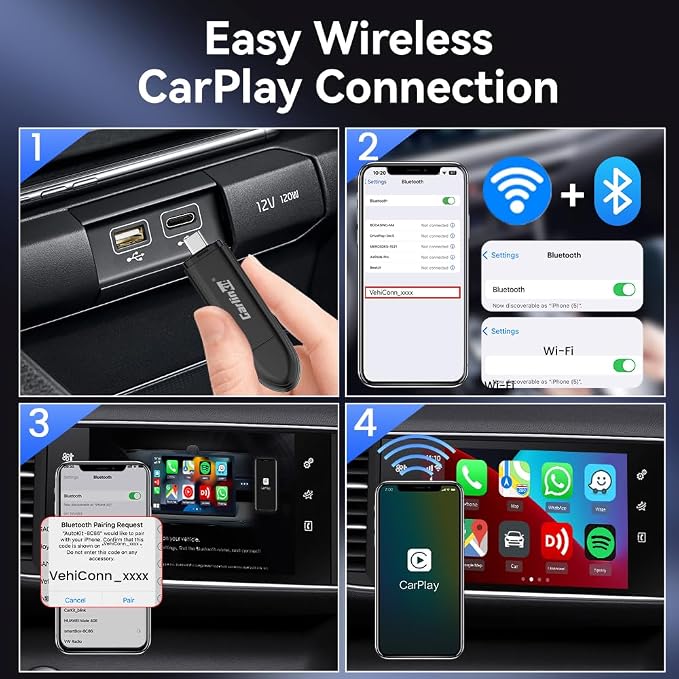 CarlinKit CarPlay Wireless Adapter MiNi SE 2025 - Image 4