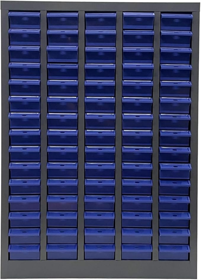 Parts Cabinet, 75 Drawers Tool Cabinet Without Door, Plastic Bolt and Nut Tool - Image 7