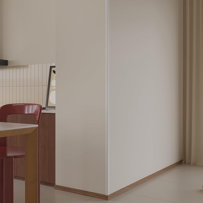 Wall Corner Protector 3PCS 45" Corner Molding Trim White Wood Grain Corner Trim - Image 2
