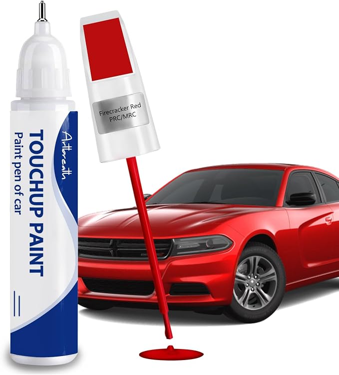 Firecracker Red Touch Up Paint for Dodge-Exact Match–Chips and Nicks Car Paint by Artbreath