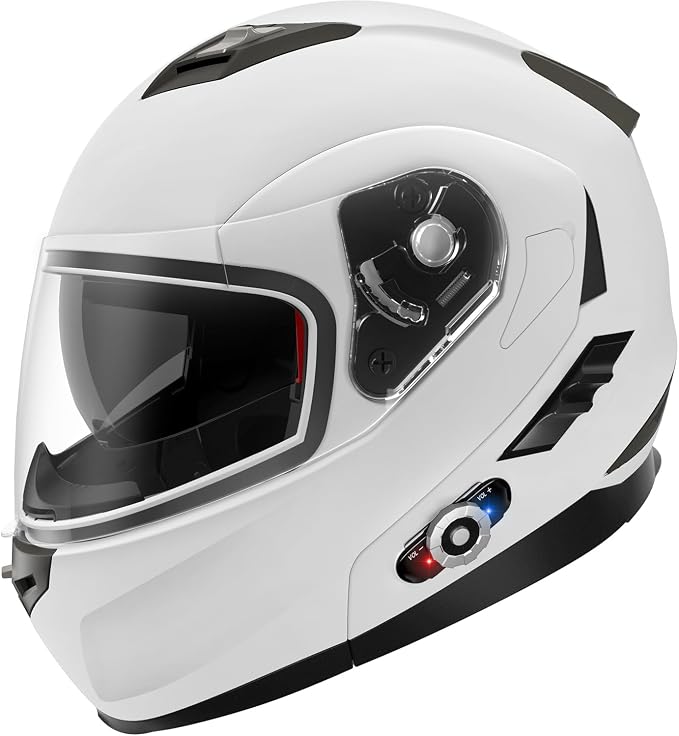 Motorcycle Helmet Bluetooth 5.0 Integrated New EPS FreedConn BM2-S Modular Flip by FreedConn