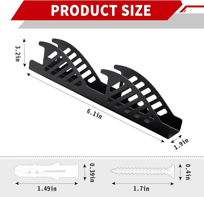 Jack Stand Wall Mount Organizer: Jack Stands Holder Storage Rack Mount - Image 5