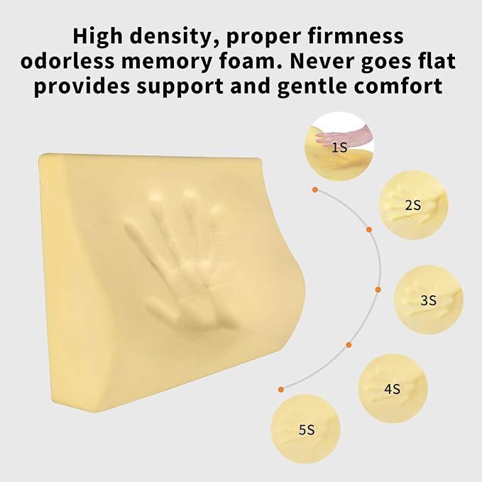 Memory Foam Lumbar Support Pillow - Image 2