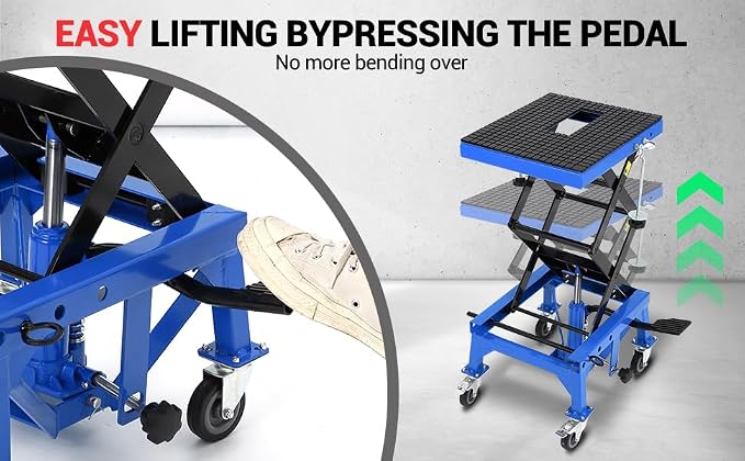 Hydraulic 350LBS Motorcycle Lift Jack - Image 6