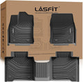 LASFIT Floor Mats for Toyota Tundra 2022-2024 2025 CrewMax Cab, All Weather by LASFIT