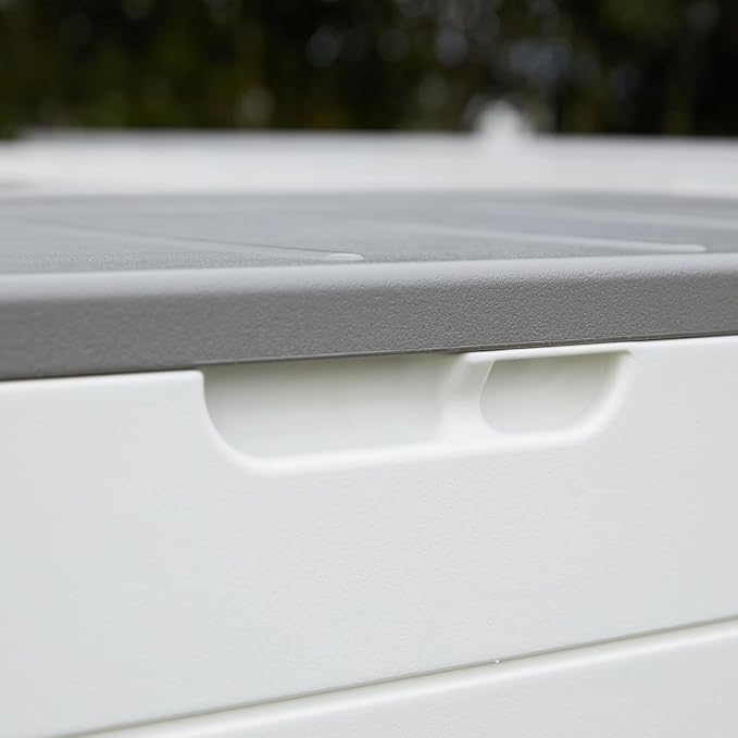 Premium Pro Edition 100 Gallon Lockable Resin Deck Box, Waterproof & - Image 6