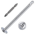 Wensilon（100pcs）#8×2”for Sheet Metal Self-Tapping Screws 410 Stainless Steel by Wensilon