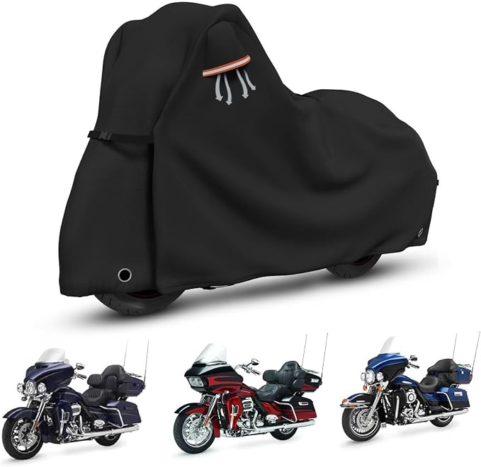 STARTWO Motorcycle Covers Waterproof Outdoor Storage by STARTWO