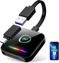 Wireless CarPlay Adapter for Apple iPhone & Android Auto, Plug & Play Dongle by Unknown