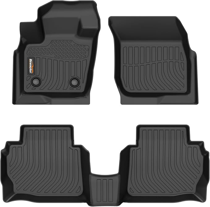 Binmotor-Floor Mats for Ford Fusion 丨for Lincoln MKZ, Front & 2nd Row, TPE All by VisittheBinmotor