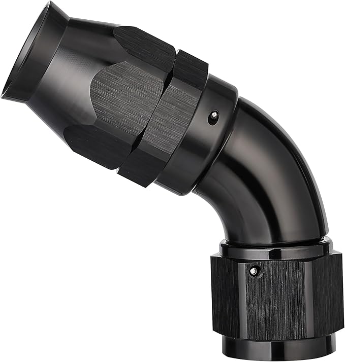 EVIL ENERGY 10AN 60 Degree PTFE One Piece Full Flow End Hose Fitting Aluminum by EVILENERGY