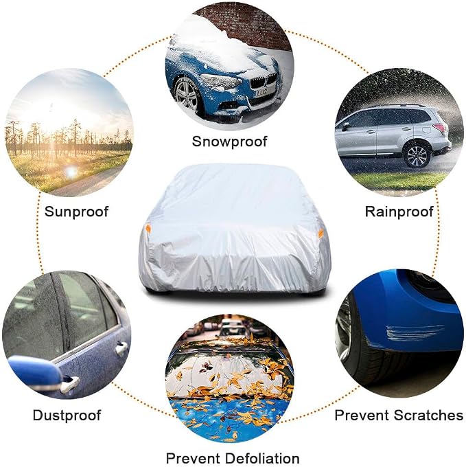 Kayme 6 Layers Car Cover Custom Fit - Image 5