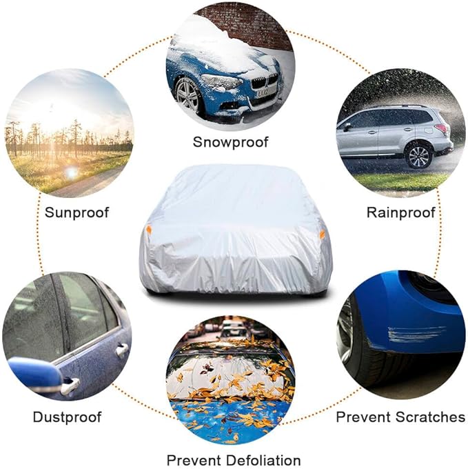 Kayme 6 Layers Coupe Car Cover Custom Fit Toyota MR2 Waterproof All Weather - Image 5