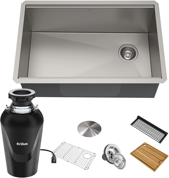 KRAUS Kore Workstation 27-inch Undermount 16 Gauge Stainless Kitchen Sink by KRAUS